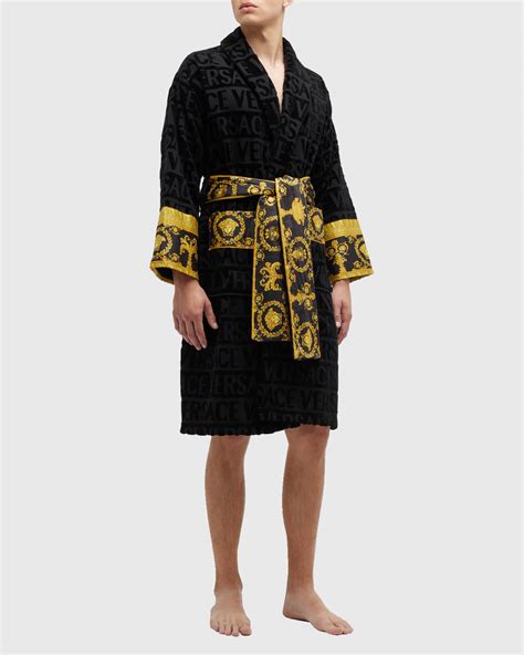 versace robe mens fake